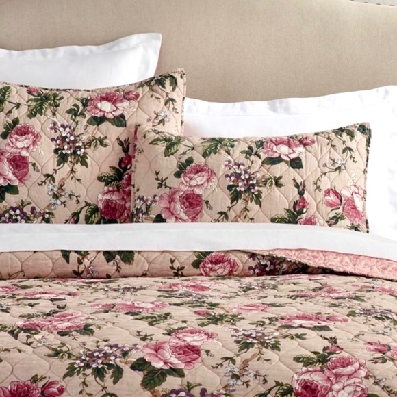 Pottery Barn Other - Pottery Barn Adelise Euro Pillow Sham Reversible Cotton Linen New With Tag